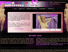 Tablet Screenshot of magiccleavage.com